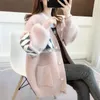 Damenpullover Nerzstrickpullover Damenpullover Übergroße Strickjacke Koreanisch Lose Faul Top Button Rosa Warme Weiche JackeL231213