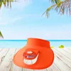 Visières Chapeau pare-soleil avec ventilateur haut vide alimenté par USB ventilateur de refroidissement réglable chapeau grand bord ventilateur électrique extérieur Cs pour cyclisme voyage L231219