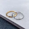 Tiffanyes Rings Designer Jewelry Women Original Quality Band Rings Jewelry Finger Ring Women Gold Simple Fashion Light Luxury Ring