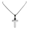 Komi – collier avec chaîne en croix de la Bible pour hommes, pendentif en acier inoxydable, bijoux de prière religieuse, vente en gros, nouvelle collection 2023