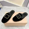 pantoufles de velours mocassins femmes designer ballerines pompes noir bout rond mules diapositives mocassins avec arc mocassins souples pantoufle ballerines à talons bas chaussures