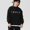 Luxuriöses Ess-Kinder-Sweatshirt mit klassischem Brief für Jungen und Mädchen, modischer Langarm-Druck, Pullover für Kinder, CSD2312191