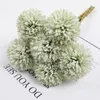 Flores decorativas 1/3/5 pçs dandelion flor bola buquê artificial seda casa decoração de casamento segurando presentes do dia dos namorados