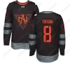 2016 Coupe du monde de hockey nord-américain Jersey Gaudreau Miller Trouba Ekblad Parayko Jones McDavid Drouin Men Femme Jévrie de jeunesse Jersey 76