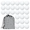 Bollar Golf Balls 100 PCs Practice Hollow Plastic With Mesh Drawstring Storage Påsar för träning 230225