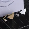 Delicate Triangle Diamond Ring Designer Triangular Rings Gold Silver Letter Ring Birthday Gift