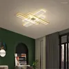 أضواء السقف Qingshe الإبداع غرفة المعيشة مصباح شخصية ذكية LED غرفة نوم الثريا الحديثة مصابيح داخلية
