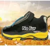 Athletic Outdoor Winter Warm Fur Children Shoes Boys Non-slip Snow Ankle Boots Leather Autumn Casual Sneakers Waterproof Hook Loop Kids Footwear 231218
