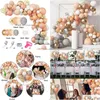 Party Decoration Party Decoration Wedding Balloons Arch Kit Gold White Ballon Garland Confetti Globos Birthday Baby Shower Country Dro Dhyq4