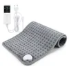 Masseur de dos 58 * 29 cm Coussin chauffant électrique Thérapie de massage pour le corps Abdomen Soulagement des douleurs de dos Couverture chauffante d'hiver Tapis de massage thermique 231218