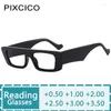 Sunglasses R57186 Ladies Square Anti Blue Light Reading Spectacles Dioptric 0.5- 3.50 Fashion Candy Color Small Frame Presbyopic Eyeglass