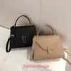 Bolsa de diseñador Valextra ISIDE Bolsos de celebridades del mismo estilo Kely para mujer 2023 Nuevo otoño Invierno High End de moda Negro con logotipo real