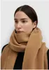 Scarves Fashion Luxury Women Pashmina Wraps Sweden Brand Toteme Solid Simple Design Wool Shawl Man Lady Men 231219