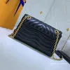 Echte Lederfrau Bag Handtasche Geldbeutel Frauen Damen Mädchen Modedesigner Cash Phone Card Holder 303J