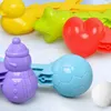 Gadżety na zewnątrz kaczka/serce/gwiazda producent śniegu klips Kids Outdoor Plastikowa Zimowa zabawka śniegu 231218