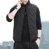 Męskie kamizelki marka moda Mężczyźni jesienne kamizelki zimowe kamizelki w stylu koreański man man Casual Shleeless Kurtka płaszcza rozmiar M-5xl 231219