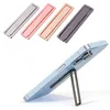 Ultra Thin Foldable Phone Holder Bracket Metal Alloy Invisible Portable Phone Stands Universal Desktop Phone Support Kickstand