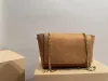 Sac à chaîne en daim pour cheveux d'agneau Femmes Mode Shopping Cartables Sacs à bandoulière Hobo Sac à main Bandoulière Sacs de messager Rabat LUOLUO Portefeuille Sacs à main de luxe Designer Totes 060 #