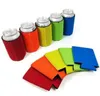 Commercio all'ingrosso 330 ml di birra Cola Drink Can Holders Bag Maniche di ghiaccio Freezer Pop Holders Koozies 12 colori LL