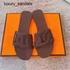 Orans Hausschuhe Damen Sandalen Designer Hausschuhe Mode Orans Sandalen Farbe Slipper Candy Falts Opened Toe Design Strand Slides Aloha Pig Nose Rj