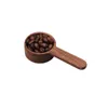Houten maatlepel 8g 10g koffiebonenschep zwarte walnoot melkpoeder maatlepels multifunctionele houten schepjes keukengereedschap BH8153FF
