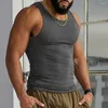 Men's Tank Tops Comfortable Top Men Running Vest Stylish Sleeveless Sport Vests For Fitness Leisure Slim Fit Racerback In Solid