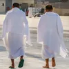 Vêtements ethniques Torondel Ihram pour hommes musulmans 2pcs Pèlerinage foulards