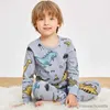 Pajamas Boys Girls Pajamas New Autumn Long Sleeved Children's Clothing Sleepwear Cotton Pyjamas Sets For Kids 2 4 5 6 8 12 14 Years