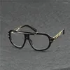 Solglasögon 2023 Fashion European and American Gold Men Women Frog Mirror Women's Casual Glasses 8018