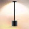 Simple Cordless Table Lamp LED Metal USB Rechargeable 2-Levels Brightness Night Light Desk Lamp Reading Lamp For Restaurant H22042271K