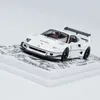 Coche eléctrico RC 1/64 INNO LBWK F40 Tokyo Auto Salon 2023 Modelo de coche de aleación blanco Decoración 231218