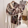 Кашемир с имитацией бабочки для женского тепла, утолщенная двусторонняя шаль, украшение для шарфа двойного назначения, универсальное