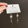 Dangle Kroonluchter Nieuwe Trend Ster Aarde Lange Tassel Dangle Oorbellen Voor Vrouwen Planeet Kristal Verklaring Hanger Oorbellen Bruiloft SieradenL231219