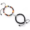 Wholesale Valentine's Day Gifts Handmade Healing Natural Stone Couple Magnetic Bracelets