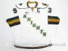 Hóquei Hóquei # 93 Mitch Marner Jersey OHL London Knights CCM Premer 7185 Mitch Marner Mens 100% Costurado Bordado Hóquei no Gelo Jerseys Verde