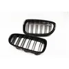 Grilles Pair Dual Line Glossy Black Mesh Grill Grille For 5 Series F10 F11 F18 M5 Racing Grills 2010Add Drop Delivery Automobiles Moto Otjvf