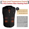 Men's Vests Heated vest men and women USB rechargeable electric portable body warmer suitable for outdoor camping hiking fishing and hunt 231218