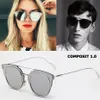 Sonnenbrille JackJad Fashion COMPOSIT 1 0 Metalllegierung POLARISIERT Cooles Markendesign Cat Eye Style Sonnenbrille GafasSunglassesSunglasse210a