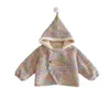 Płaszcz dla niemowląt jesień i zimowy styl swobodny oraz polarowy płaszcz dla dzieci