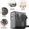 Pencil Sharpeners Sharpener Black Manual with Helical Blade to Fast SharpenIdeal for No2ColoredArt Pencils 231219