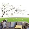 Kinesisk gammal stil Moon Flower Wall Sticker för vardagsrum soffa TV bakgrundsdekoration tatueringar konst väggmålning poesi klistermärken7761866