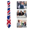 Papillon Bandiere britanniche Cravatta Stampa bandiera Collo alla moda per uomo Abbigliamento quotidiano Colletto di qualità Design Accessori per cravatte