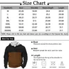 Heren Hoodies Knop Voor Heren Mode Kerst Oversized Herfst Vintage Pullover Casual Sweatshirt