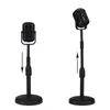 Microphones Classic Retro Dynamic Vocal Microphone Vintage Mic Universal Stand for Live Performance Karaoke Studio Record Durable