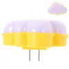 Nachtverlichting 2 stuks wolklicht LED plug-in controle verpleging plastic nachtlampjes voor volwassenen kleine lamp badkamermuur