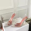 Klassieke damesschoenen van goede kwaliteit Zijdeachtig oppervlak vrouwelijke ontwerper sexy partij hoge hak schoenen dames comfortabele pumps glanzende diamant trouwschoenen A05465