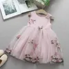 Girl's Dresses Infant Princess Dress for Girls Mesh Summer Girl Dress One Piece Toddler Clothes Boutique Clothing Girls Fashion First Year