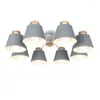 Plafonniers Luminaires Modernes Lampe Design Tissu Vintage Cuisine Led