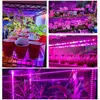 栽培ライトフルスペクトルPHYTOランプUSB 5V LEDライトストリップテープ2835 SMD植物花屋内温室シード栽培水耕栽培