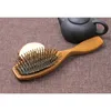 Escovas de cabelo pente de sândalo escova de cabelo de madeira cuidados com o cabelo spa massagem pente antiestático j19 231218